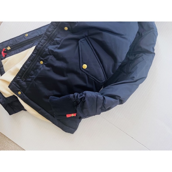 NWT Crewcuts Girls' fishtail parka with PrimaLoft® Size 12 Navy - Picture 4 of 6